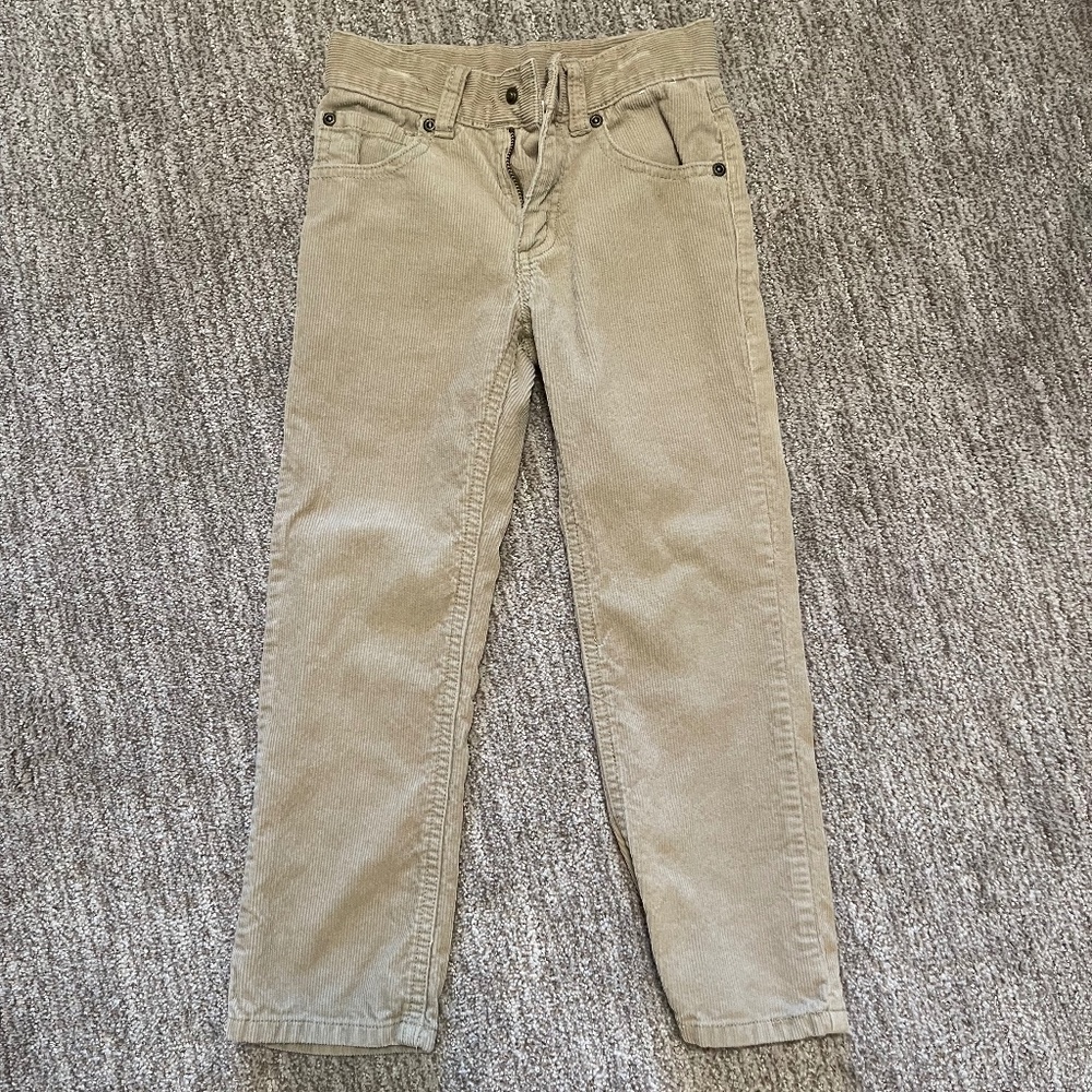 Gymboree Boys Tan Corduroy‎ Pants Size 5